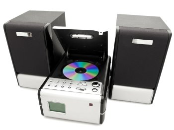 Modern Stereo System with CD Player